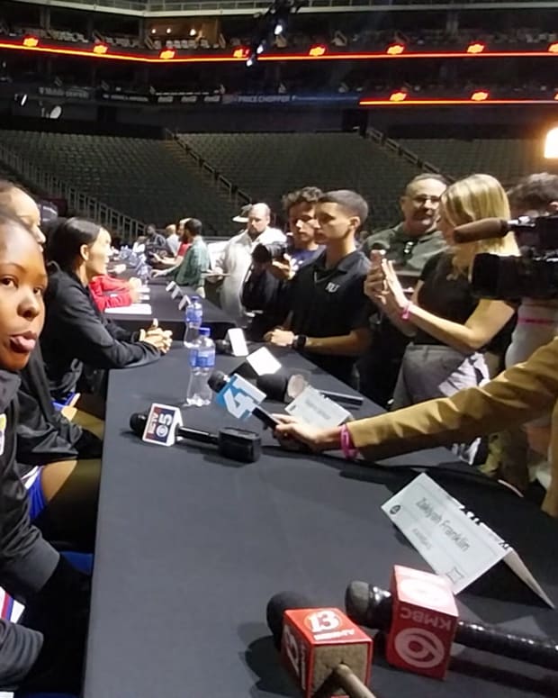 Zakiyah Franklin at Big 12 Media Days